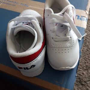 Size 9 boys Fila tennis shoes